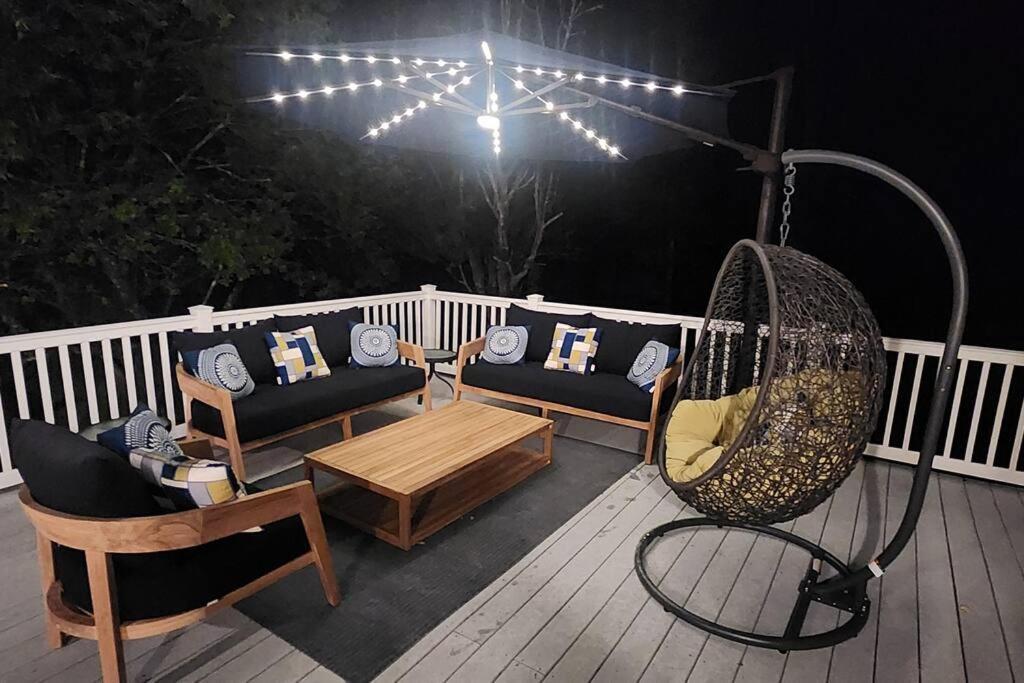 Mountain Blue Vista - Luxury Retreat Near Ski Resorts With Pond, Firepit And Hot Tub Windham Eksteriør bilde