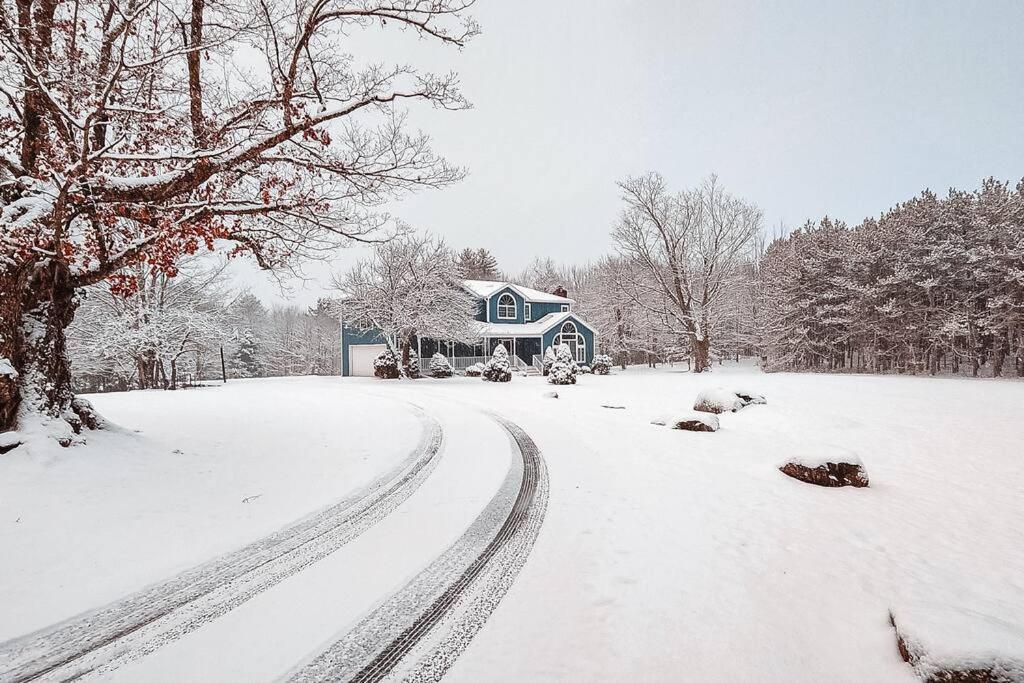 Mountain Blue Vista - Luxury Retreat Near Ski Resorts With Pond, Firepit And Hot Tub Windham Eksteriør bilde