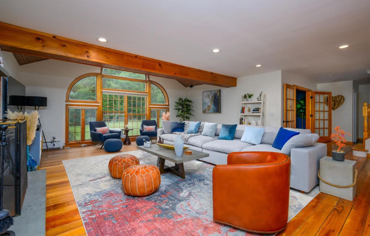 Mountain Blue Vista - Luxury Retreat Near Ski Resorts With Pond, Firepit And Hot Tub Windham Eksteriør bilde