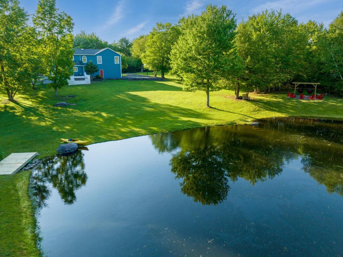 Mountain Blue Vista - Luxury Retreat Near Ski Resorts With Pond, Firepit And Hot Tub Windham Eksteriør bilde