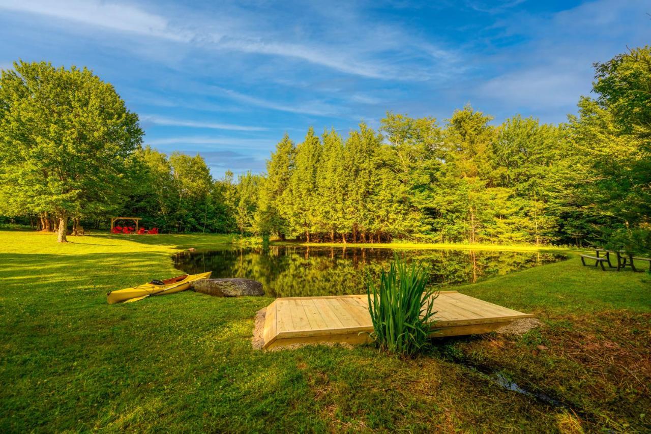 Mountain Blue Vista - Luxury Retreat Near Ski Resorts With Pond, Firepit And Hot Tub Windham Eksteriør bilde