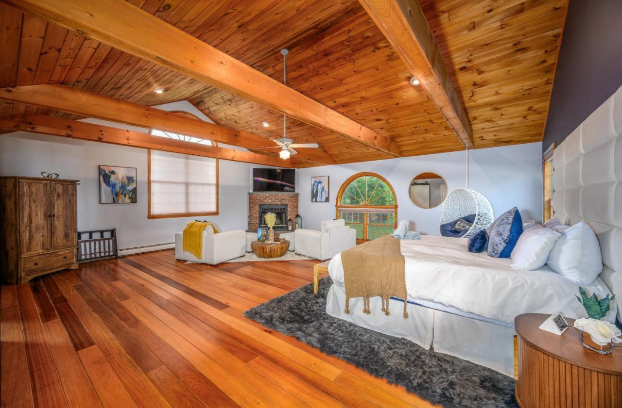 Mountain Blue Vista - Luxury Retreat Near Ski Resorts With Pond, Firepit And Hot Tub Windham Eksteriør bilde