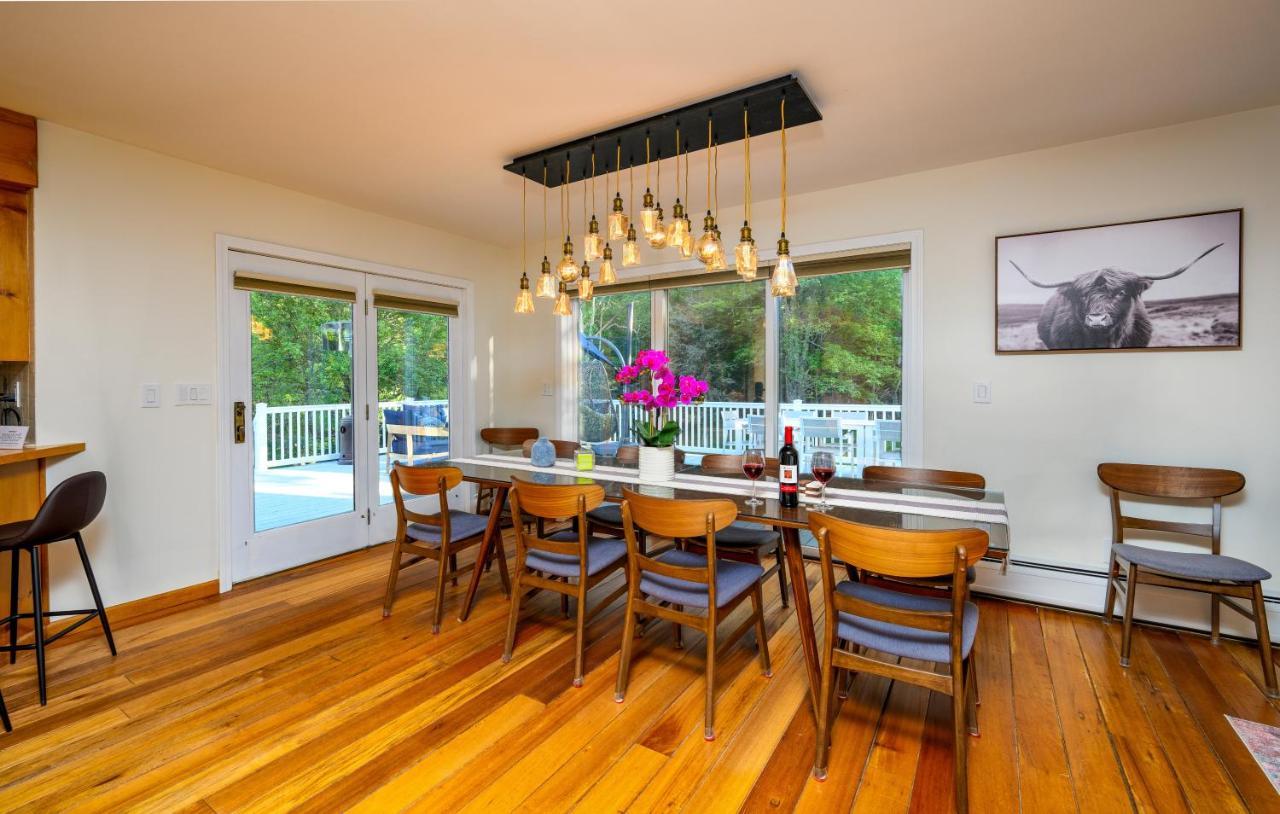 Mountain Blue Vista - Luxury Retreat Near Ski Resorts With Pond, Firepit And Hot Tub Windham Eksteriør bilde